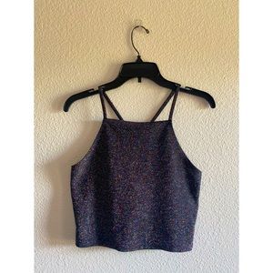 Metallic Crop Top